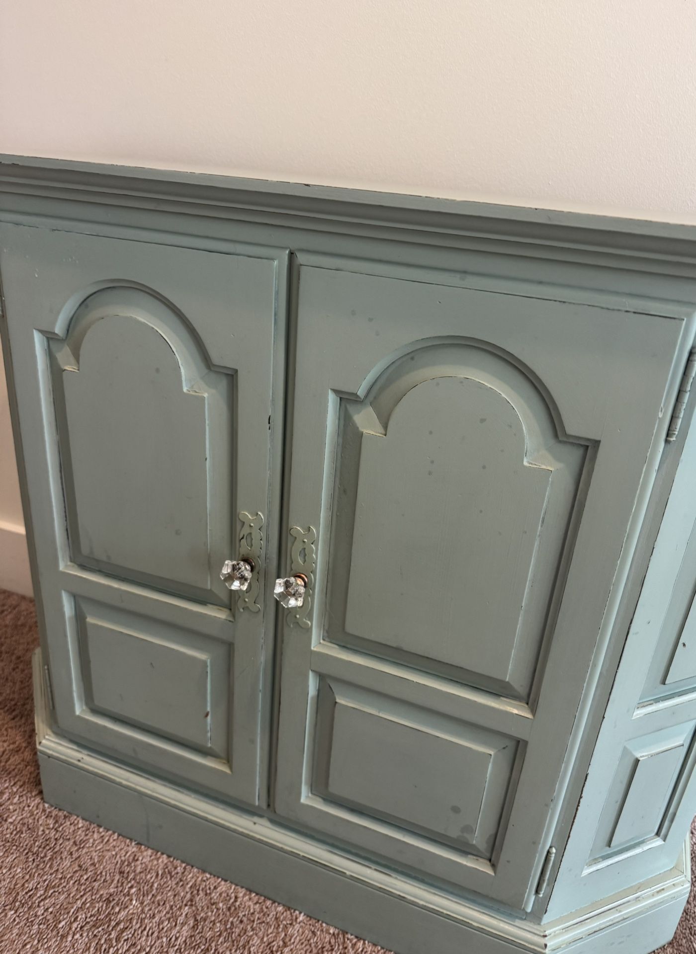Mirror & Cabinet - Antique matching Finish