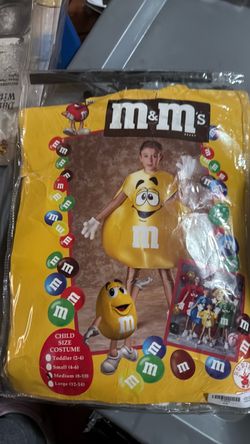 M&M yellow child size 8-10