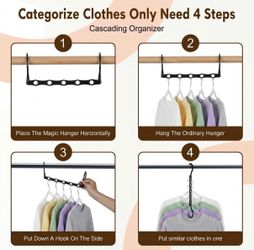 Cascading Magic Hanger Closet Organizer