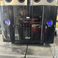 Genesis Stereo Receiver With 4 Speakers G-608