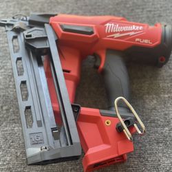 Milwaukee Fuel 16gauge Angle Nailer TOOL ONLY