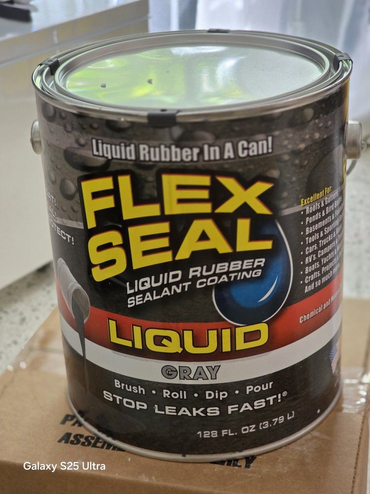 FLEX SEAL . Liquid Rubber Sealant, Gray