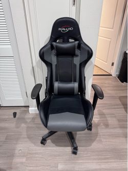 MALLHO Reclining Gaming Chair w/ Lumbar & Head Pillow