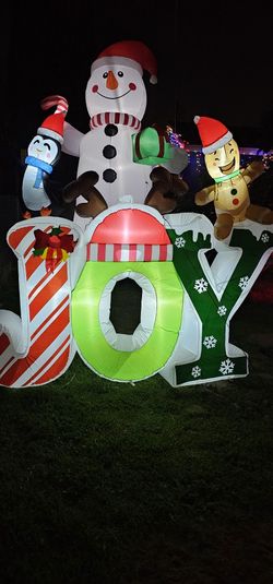 Joy Christmas Inflatable 