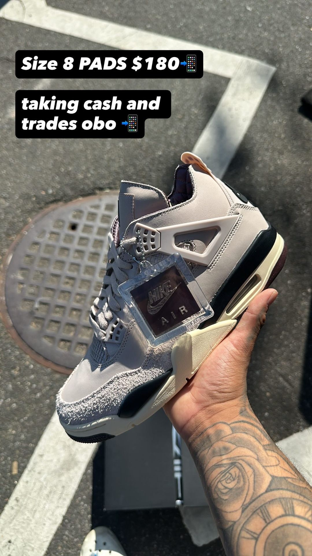 Jordan 4 Retro OG SP A Ma Maniére While You Were Sleeping (size 8 men )