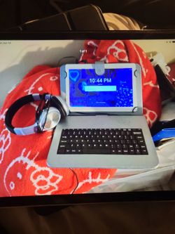 Tablet keyboard headphone blue set (Nexa core)