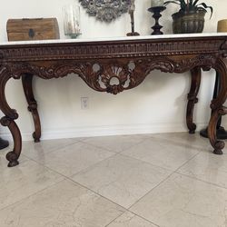 Console and mirror