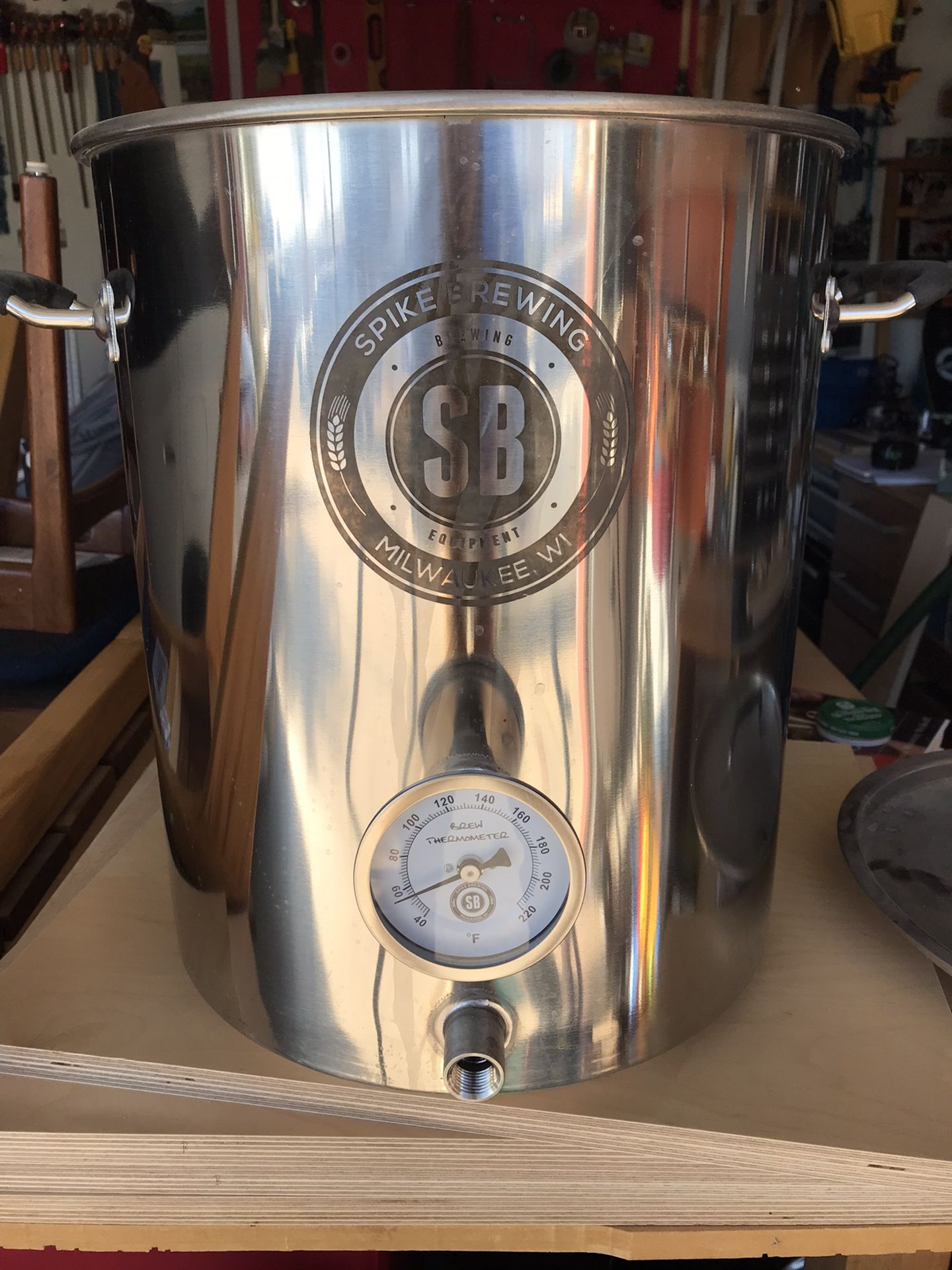 10 Gallon Stainless Steel Brew Kettle for Sale in San Diego, CA OfferUp