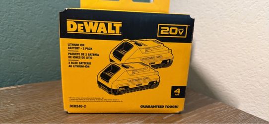 DEWALT 20V Max 4Ah Lithium Ion Battery 2-Pack
