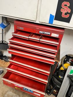 Red Metal Toolbox