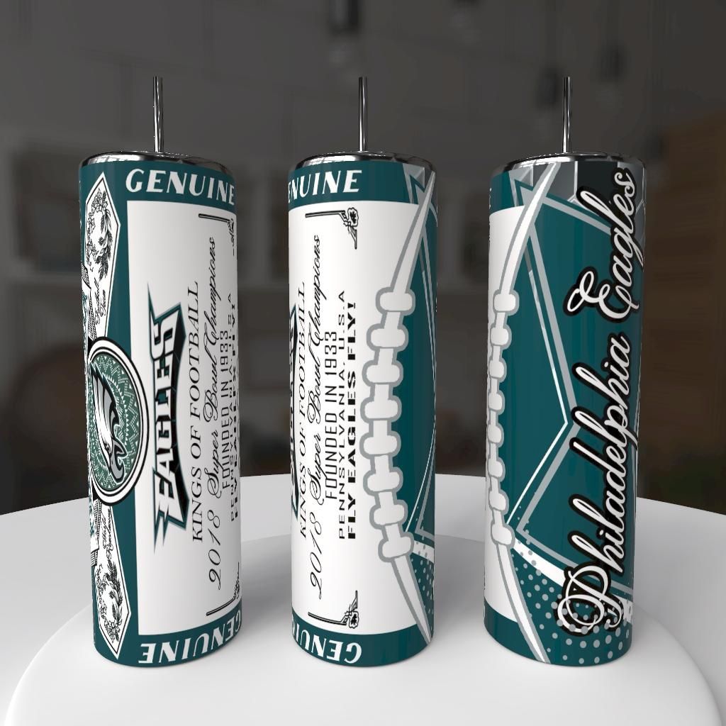 Philadelphia Eagles Football Tumbler