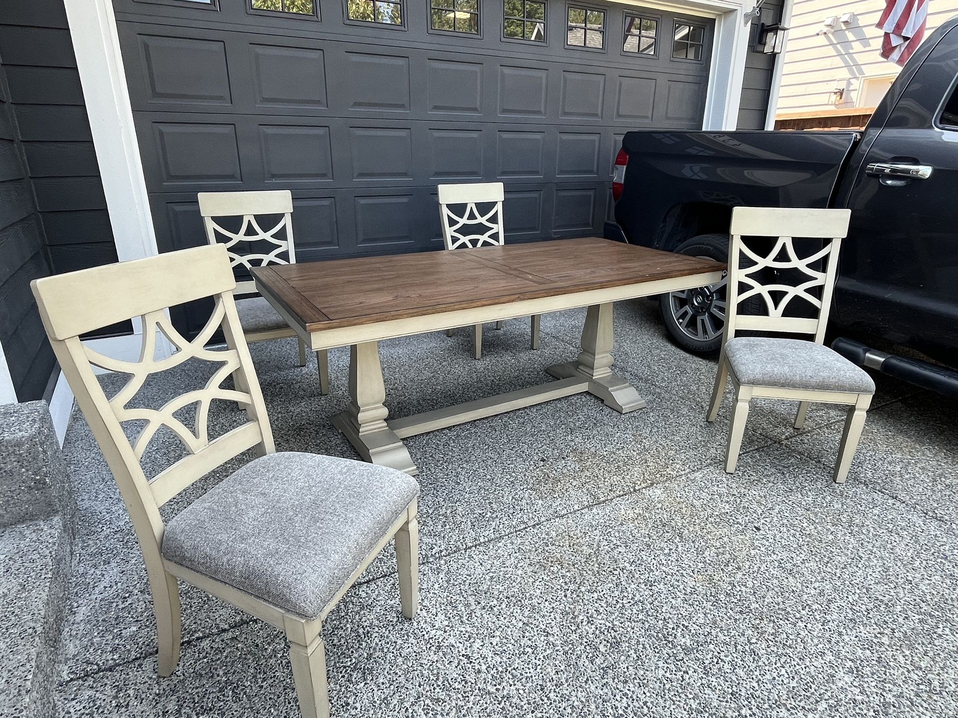 Dining Table W/ 7 Chairs