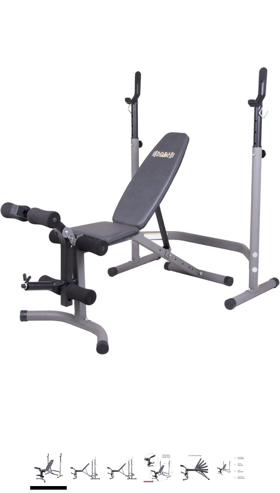 Adjustable Bench And Squat Rack