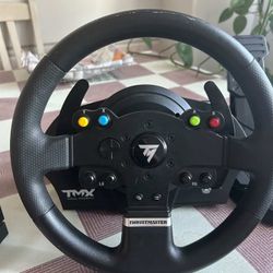 Xbox One S With Steering Wheel