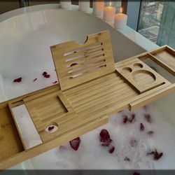 Bamboo Bath Tub Tray 
