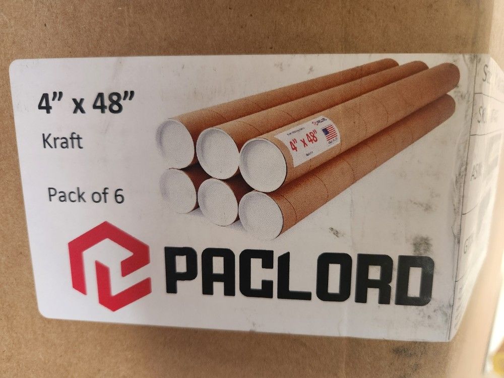 4" X 48" Tube With Caps...