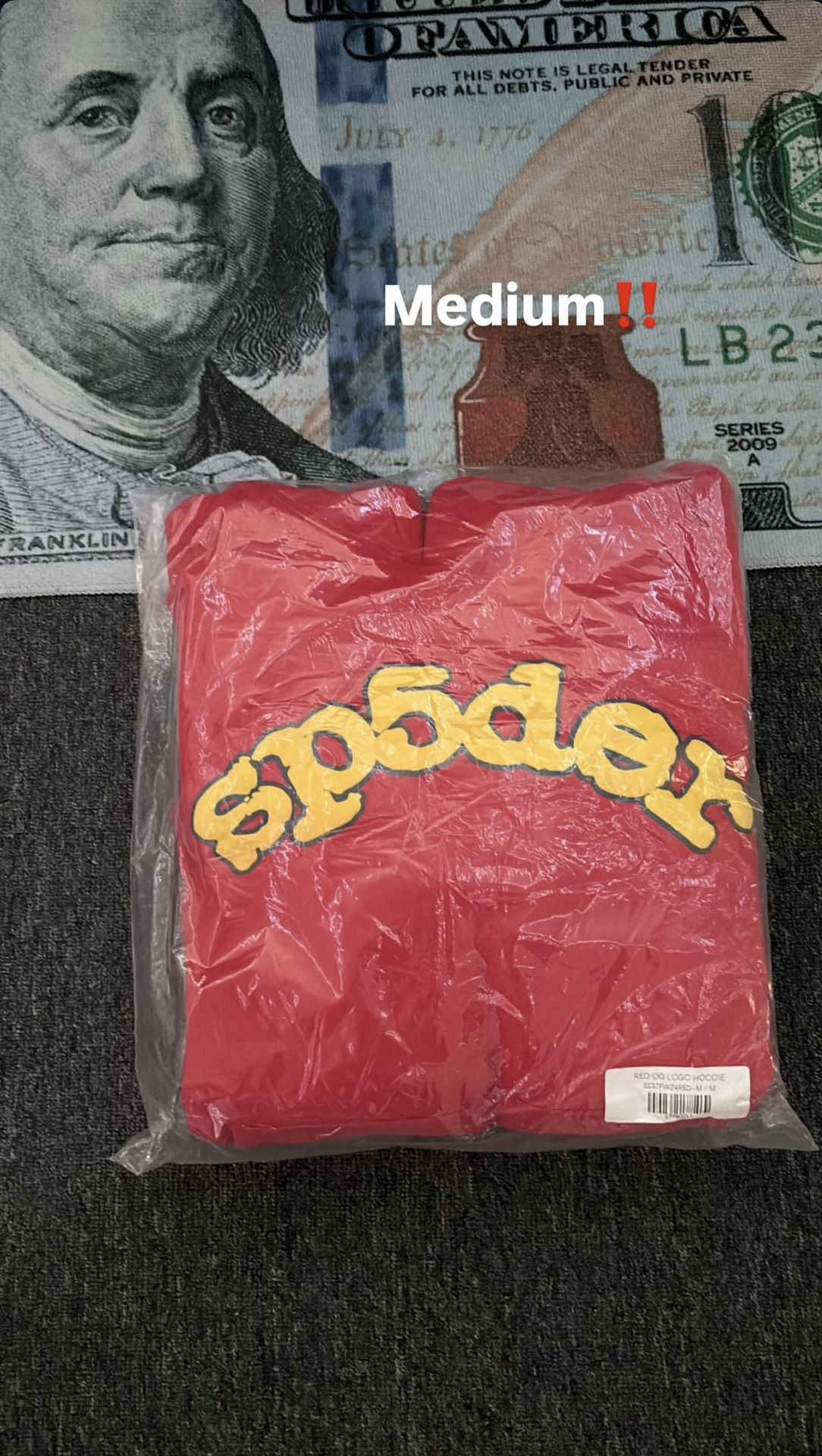red spider hoodie