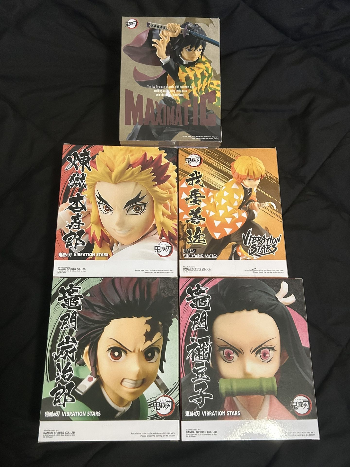 Vibration Stars - Tanjiro, Nezuko, Zenitsu, Rengoku & Giyu