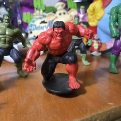 Red Hulk figure. 