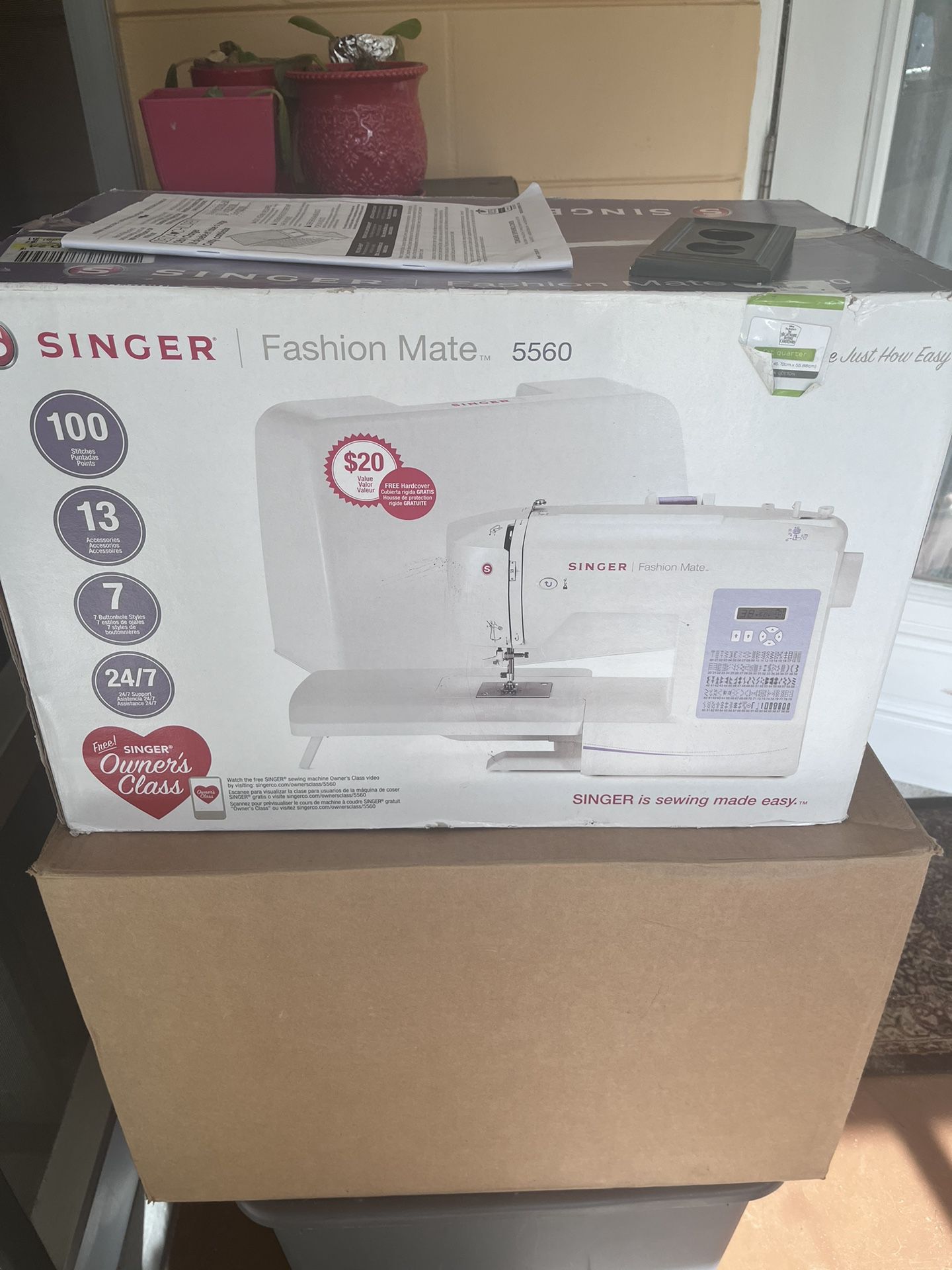 Be Never Used Singer Sewing Machine Fashion Mate 5560