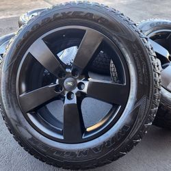 20" Land Rover Defender NEW Satin Black OEM Wheels And Tires 