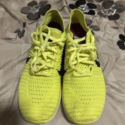 Nike Free RN Flyknit Running Shoes  “Volt” - Size 9.5