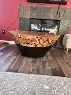 Teak wood table