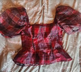 Plaid Top