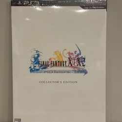 Final Fantasy X/X-2 HD Remaster Collector's Edition PlayStation 3, 2014) PS3 New Sealed