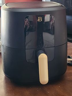 Beautiful 19038 6qt Digital Air Fryer with Touch-Activated Display Blac 14"× 11"