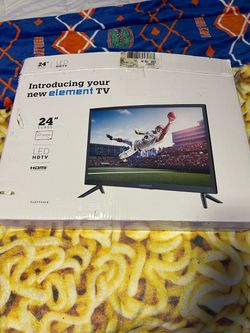 24” Element LED HDTV – Remote, Wall Mount & Original Box