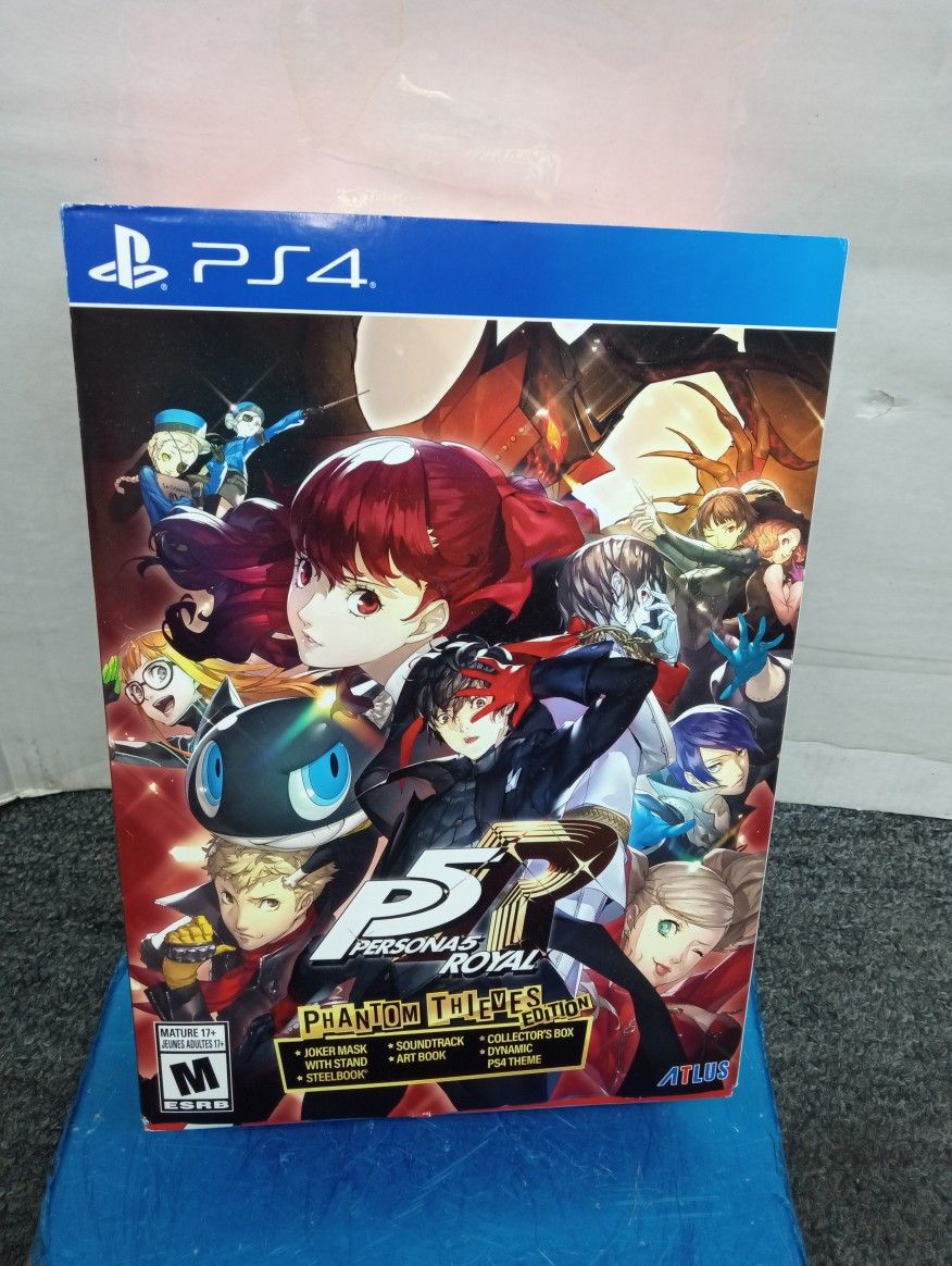 Persona 5 Royal: Phantom Thieves Edition Sony PlayStation 4 PS4 / does not have the plastic seal on it but it is new never used