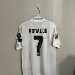 Real Madrid 2015-16 Home Ronaldo Jersey (Medium Large XL)