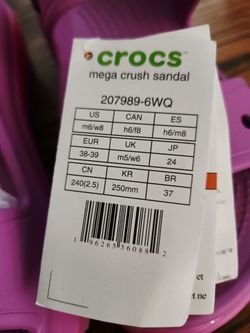Croc's Brand New so 8