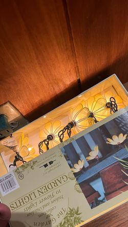 Yellow Flower Garden Lights