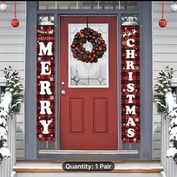 Brand New Polyester Door Banner 