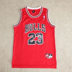 Vintage Chicago Bulls Nike NBA Basketball Jersey #23 Michael Jordan Size M