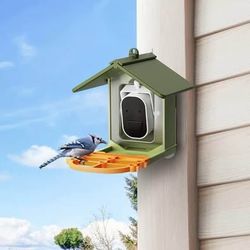 Paw Peri Smart Bird Feeder with Camera, AI Bird Identification, Solar Panel