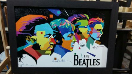 Cuadro de Los Beatles