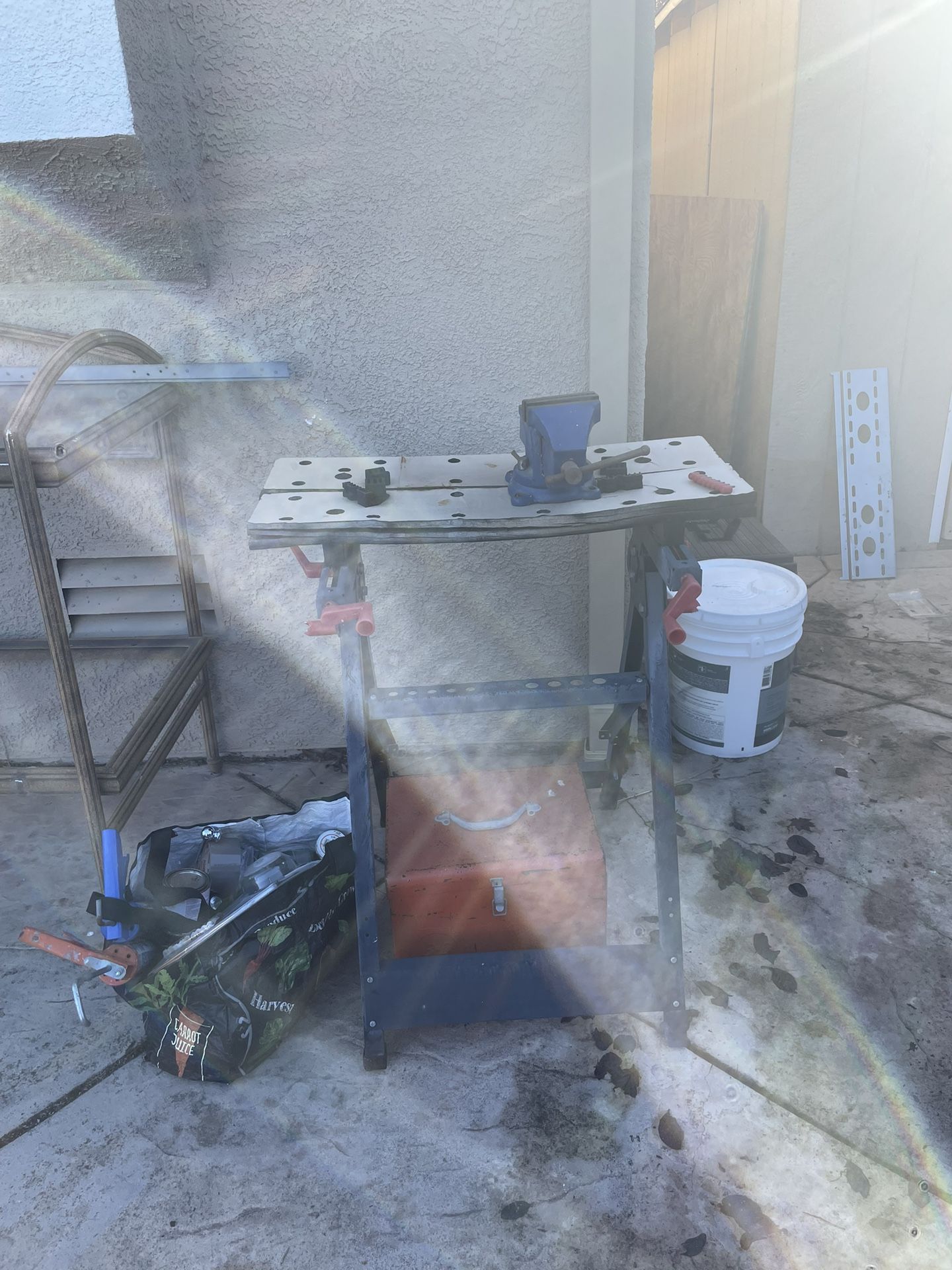 table saw with grinder