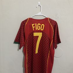 Portugal 2004 Home Figo Jersey (medium Large XL)