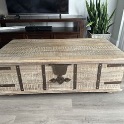 Solid Wood Trunk Coffee Table! 