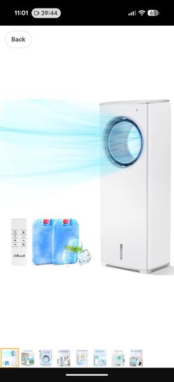 3-in-1 Bladeless Portable Air Conditioner Fan