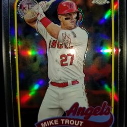 Mike Trout Refractor 24 Topps 35th Anniversary