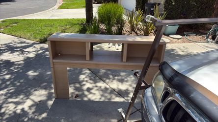 Free queen headboard with frame