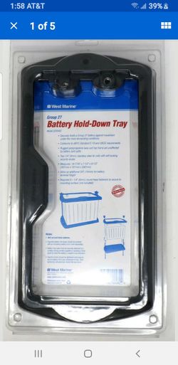 West Marine Group 27 Boat Battery Hold Down Tray Box #2235562 NEW SEALED