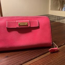 Badgley Mischka Pink Wallet Used 