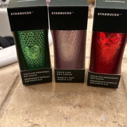 Starbucks Mini Cups  Key Chains 