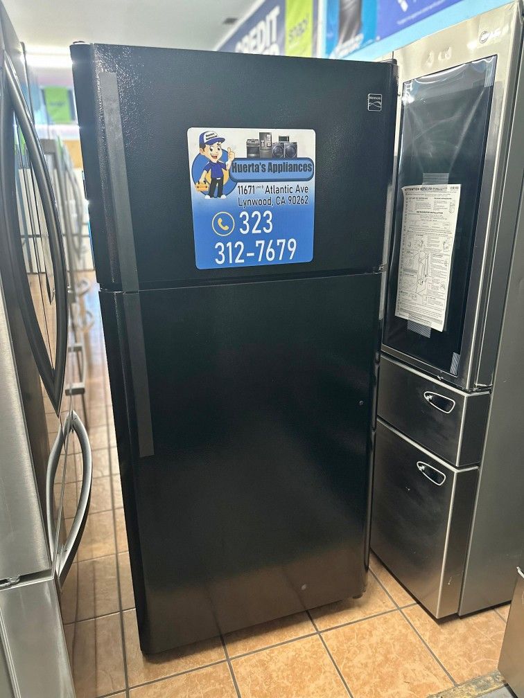 Frigidaire Refrigerator Top And Bottom Black