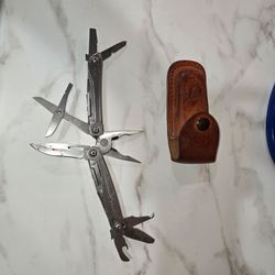 Leatherman Wingman Multi-Tool + Case Leather Sheath